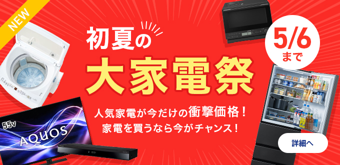 初夏の大家電祭