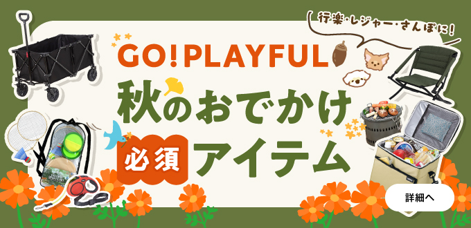 秋のおでかけ必須アイテム