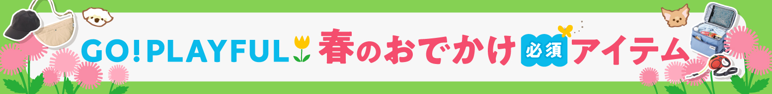 春のおでかけ必須アイテム