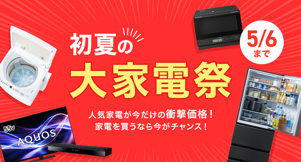 初夏の大家電祭