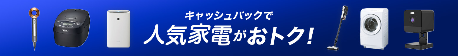 家電キャッシュバック2025