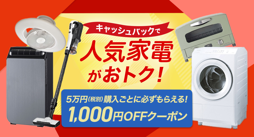 家電キャッシュバック2025