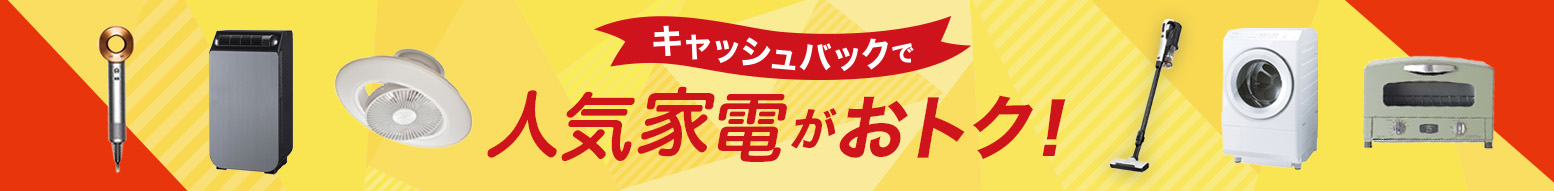 家電キャッシュバック2025