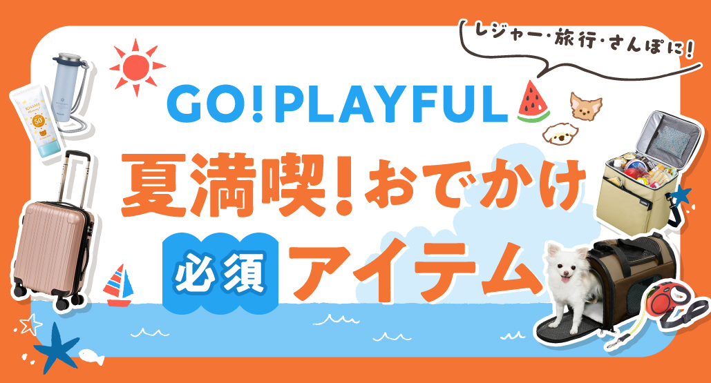夏満喫!おでかけ必須アイテム