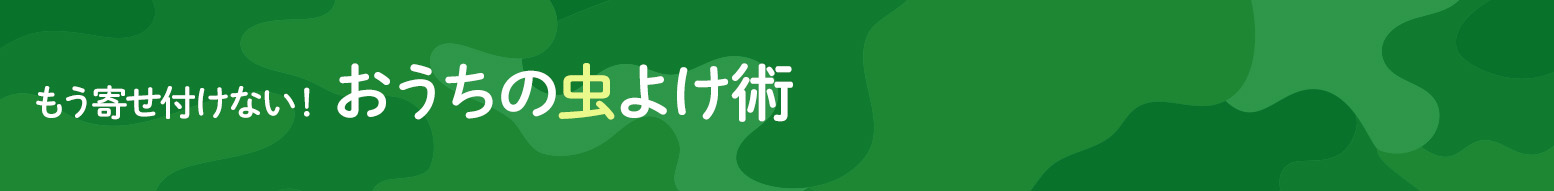 もう寄せ付けない!おうちの虫よけ術