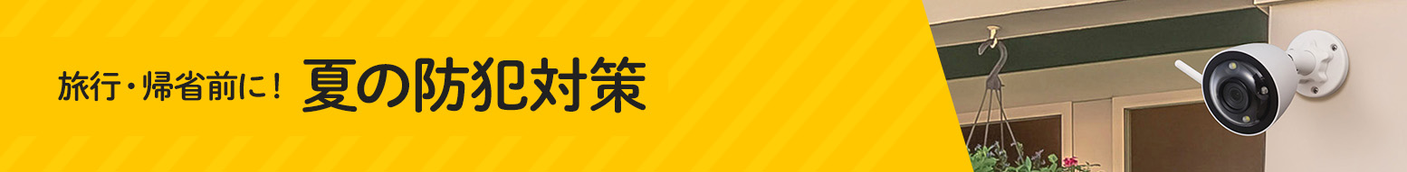 夏の防犯対策