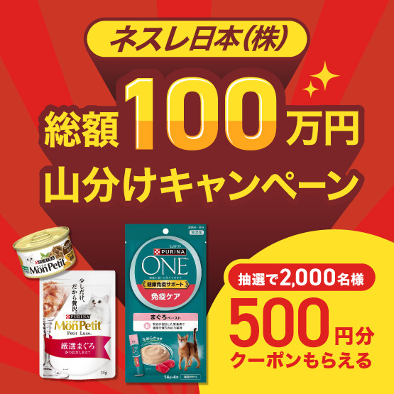 ネスレ日本(株)総額100万円山分けキャンペーン