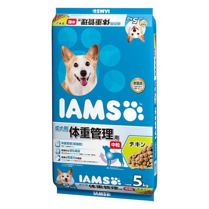 成犬用 体重管理用 チキン 中粒 5kg