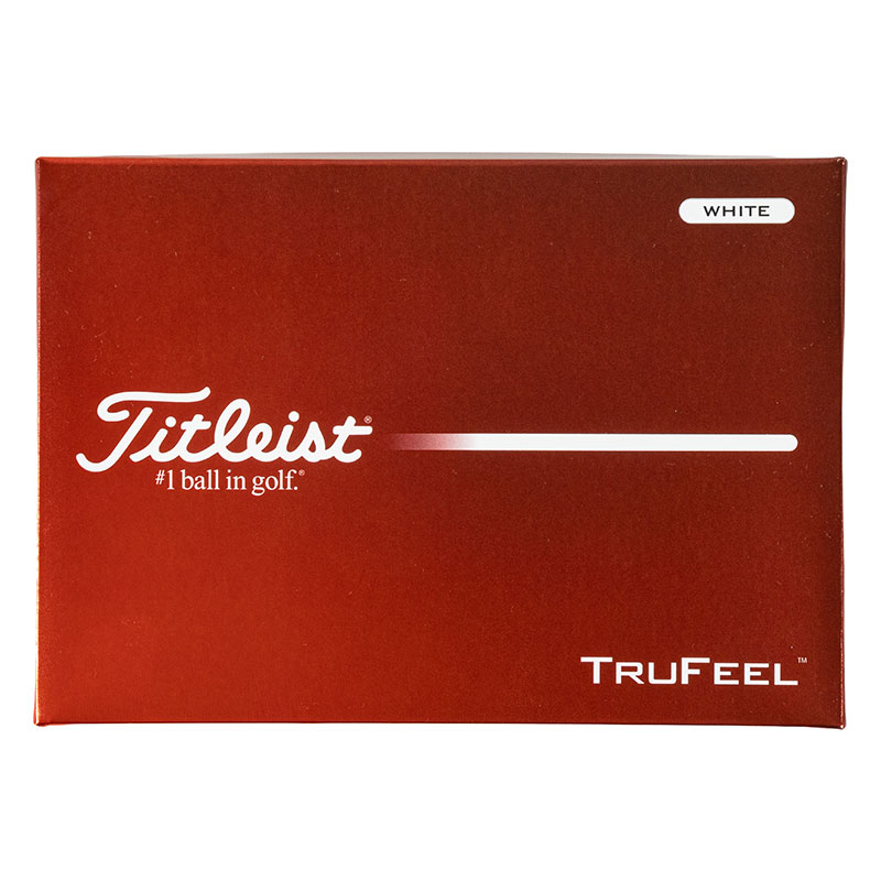 TRUFEEL ゴルフボール タイトリスト ホワイト 1ダース (12球入)