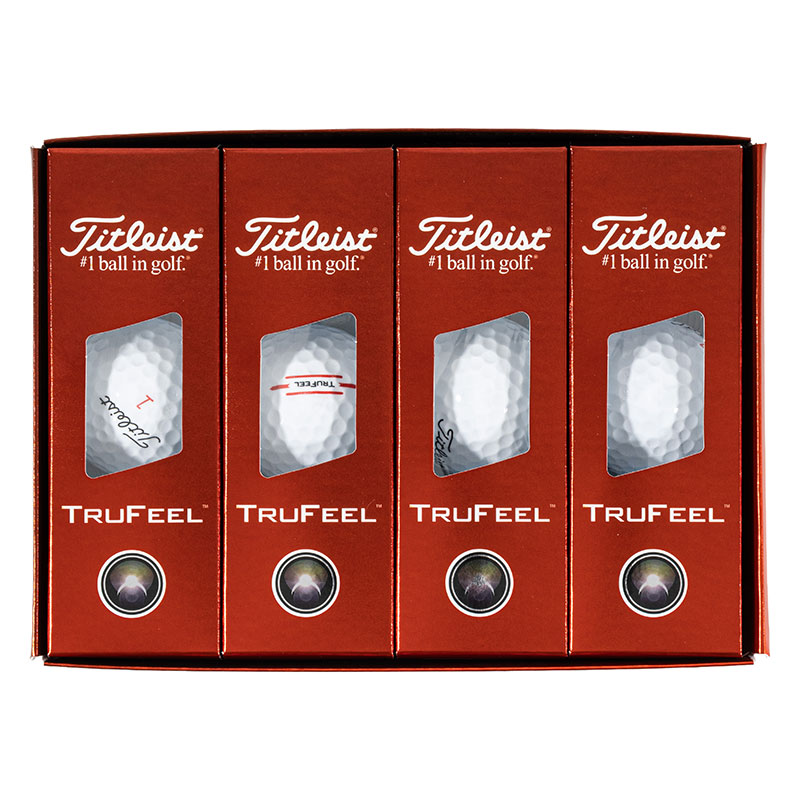 TRUFEEL ゴルフボール タイトリスト ホワイト 1ダース (12球入)