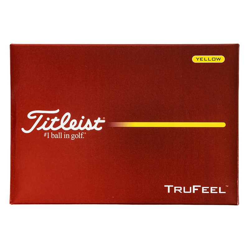TRUFEEL ゴルフボール タイトリスト イエロー 1ダース (12球入)