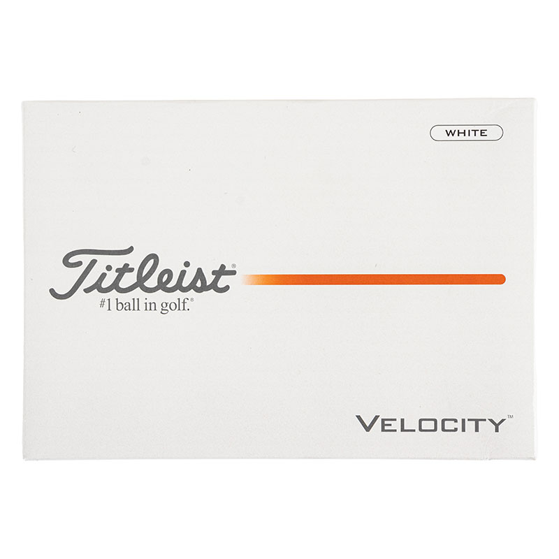 Velocity ゴルフボール タイトリスト ホワイト 1ダース (12球入)