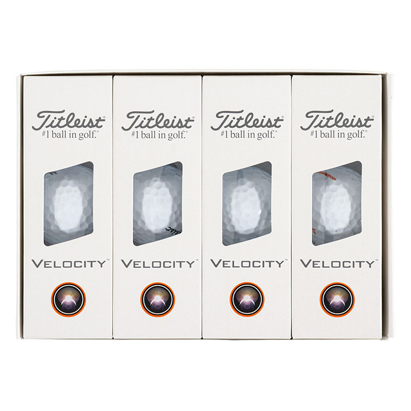 Velocity ゴルフボール タイトリスト ホワイト 1ダース (12球入)