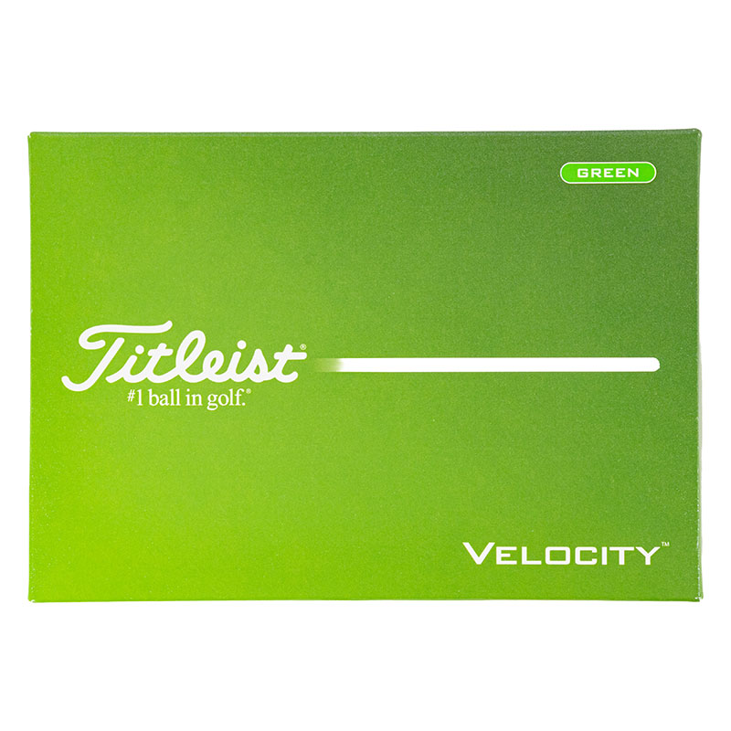Velocity ゴルフボール タイトリスト グリーン 1ダース (12球入)