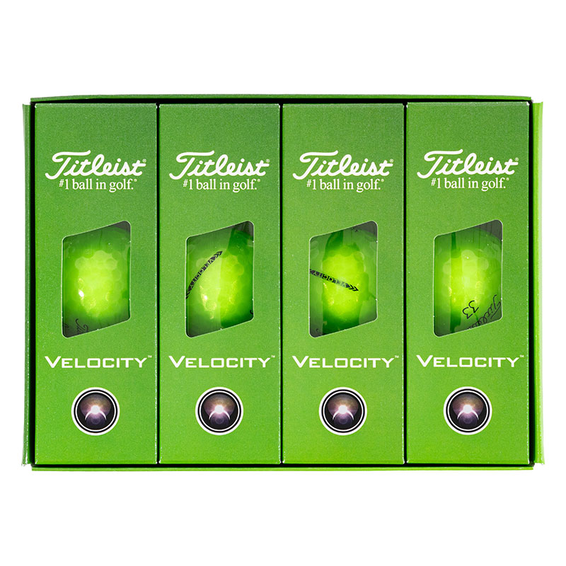 Velocity ゴルフボール タイトリスト グリーン 1ダース (12球入)
