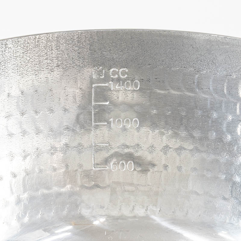 槌目雪平鍋 18cm ガス専用