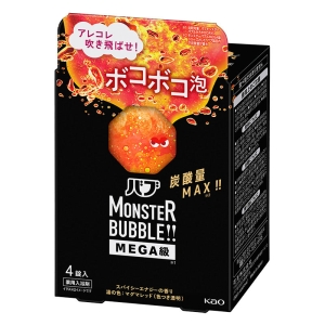 ●バブ モンスターバブルMEGA級 ボコボコ泡 4錠入 スパイシーエナジーの香り【医薬部外品】 4901301438355×1