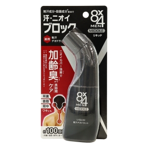 ●8x4メン ミドルリキッド 85ml 爽やかなシトラス＆ティーの香り【医薬部外品】4901301432728×1