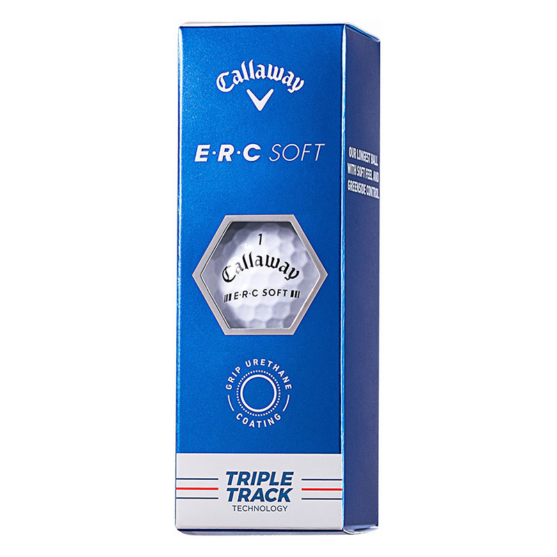 ●E・R・C SOFT ゴルフボール(3球入)ホワイト 0194518852395×1