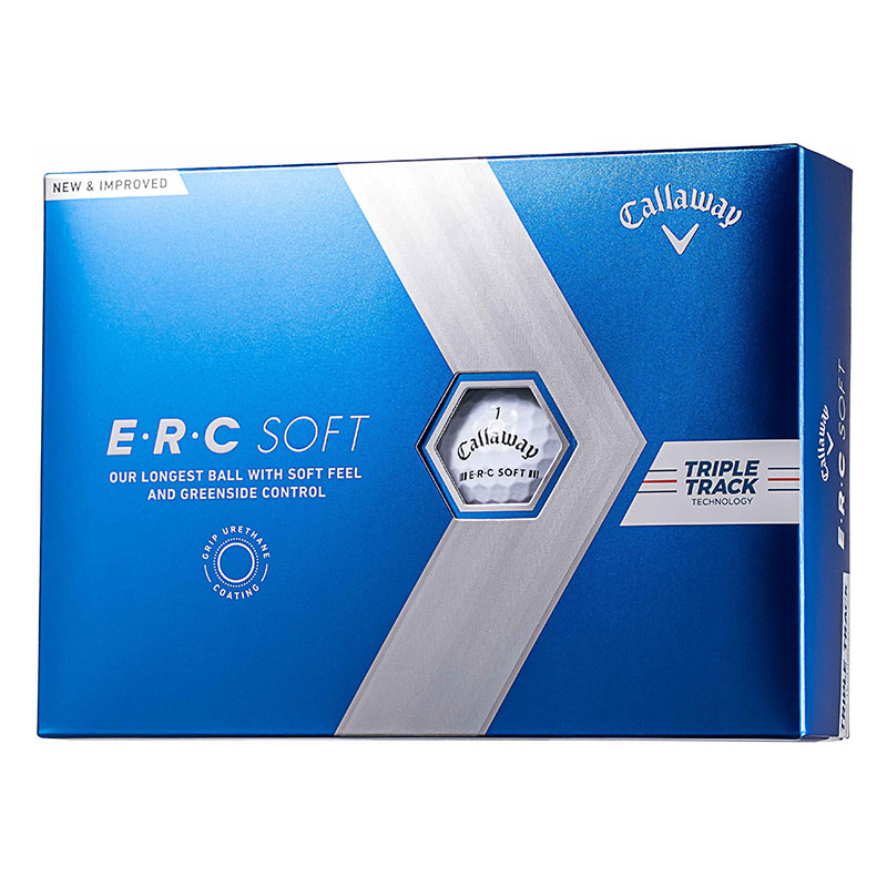 ●E・R・C SOFT ゴルフボール(3球入)ホワイト 0194518852395×1