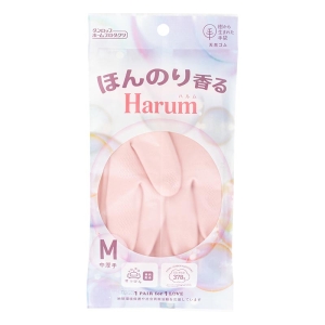 ●樹から生まれた手袋 Harum(ハルム)M 中厚手 ピンク 4904510996739×1