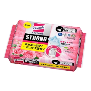 ●トイレクイックル ストロング プレミアムローズの香り つめかえ用 16枚 4901301417695×1