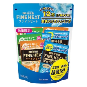 ●きき湯ファインヒート 爽快バラエティパック 50g×12包入 4548514159785×1