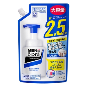 ●メンズビオレ 泡タイプ洗顔 スパウト 詰替用 大容量 330ml 4901301398390×1