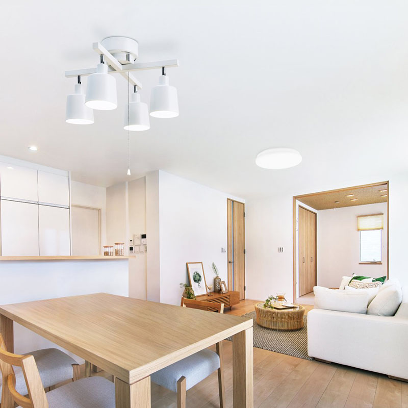 ●4灯シーリングライト クロス形 ホワイト CE4LA-20C-W 4967576502900×1