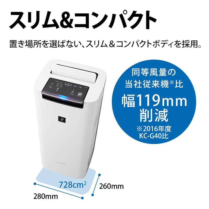 ●加湿空気清浄機 KI-RS40W ホワイト系 4974019179933×1