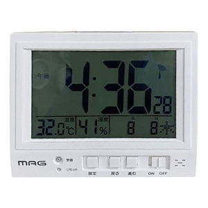 ●電波目覚まし時計 T-650-m WH-Z 4952324165025×1