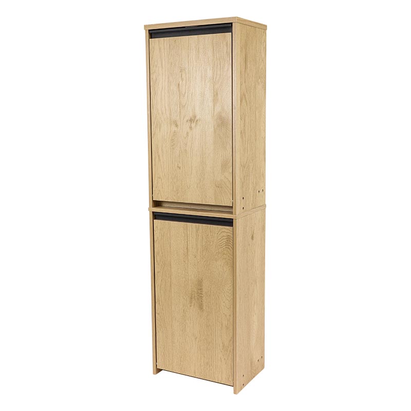 ●ウッドペールストッカー 縦型 HWPS-300H ナチュラル|ブラック 4967576732208×1