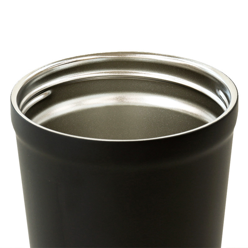 ●倒れてもこぼれにくい蓋つきタンブラー 保温｜保冷対応 360ml ブラック 4570142959000×1