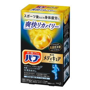 ●バブ メディキュア 爽快リカバリー 6錠入 リフレッシュハーブの香り【医薬部外品】4901301379498×1