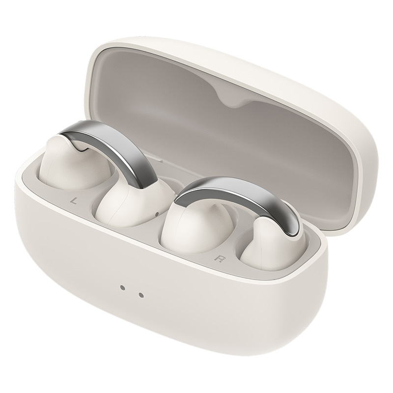 ●イヤーカフ型ワイヤレスイヤホン HA-NP1T-W ホワイト 4975769482182×1