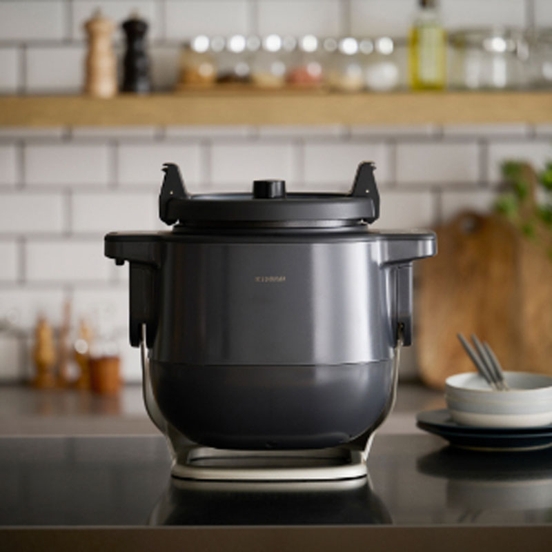 ●自動かくはん式調理機 CHEF DRUM  DAC-IA2-h 4967576565370×1 グレー