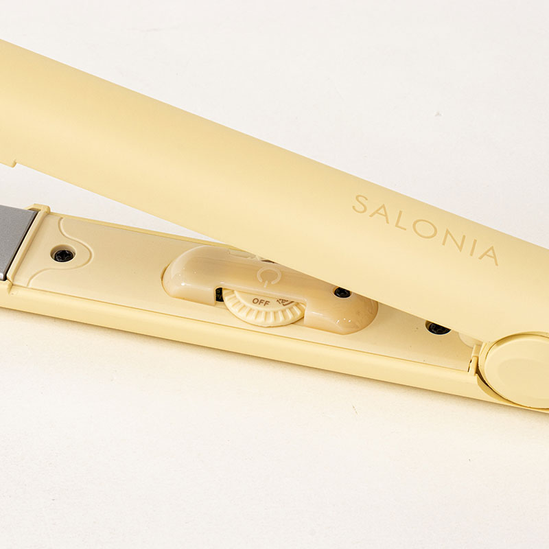 ●ストレートヘアアイロン 24mm クリームイエロー SAL24004-MY 4571607690865×1