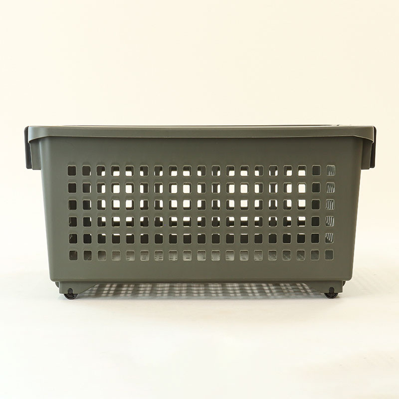 ●Boiteリビング ハンディーバスケット ハイ カーキ 4988562004468×1