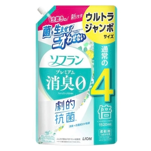 ●ソフラン プレミアム消臭 フレッシュグリーンアロマの香り 詰替用 ウルトラジャンボ 1520ml 4903301363781×1