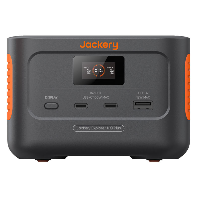 ●ポータブル電源 Explorer 100 Plus JE-100A グレー|オレンジ
