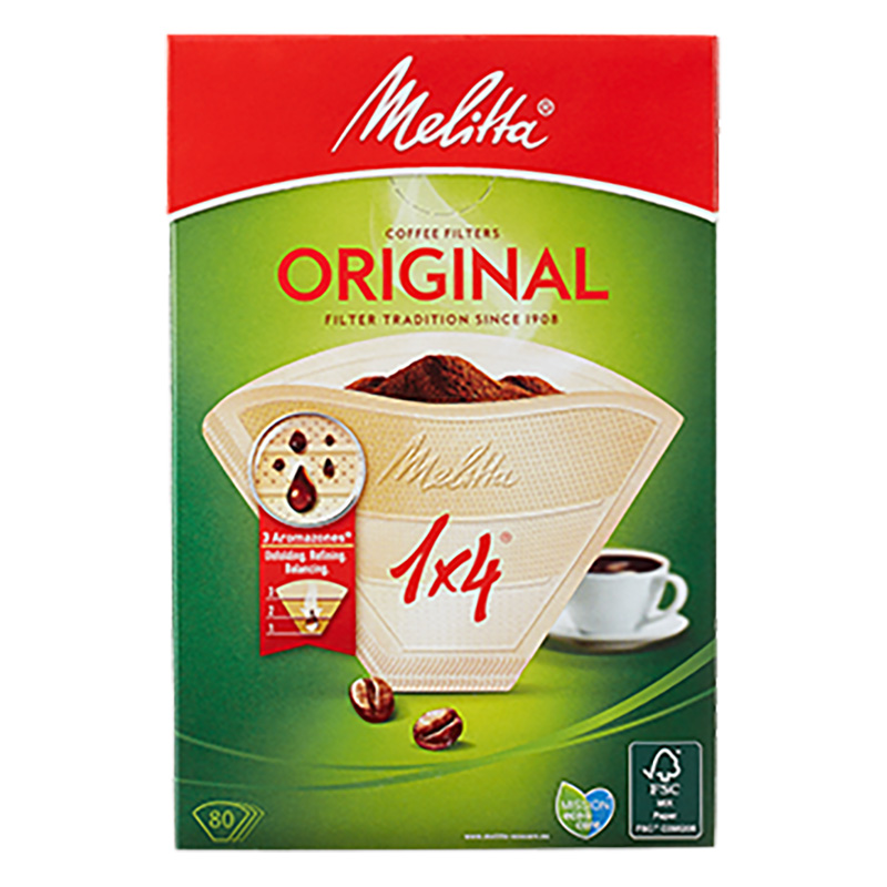 【お取り寄せ商品】オリジナル FSCミックス ナチュラルブラウン 4～8杯用 80枚