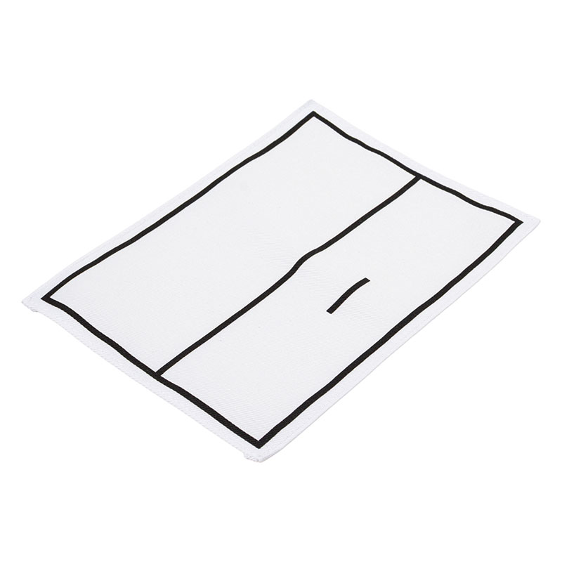 【お取り寄せ商品】体操服ゼッケン 縫い付け 12.5×17cm