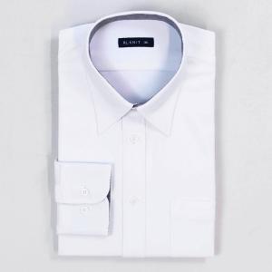 ノーアイロンニット  レギュラーシャツ   シロ