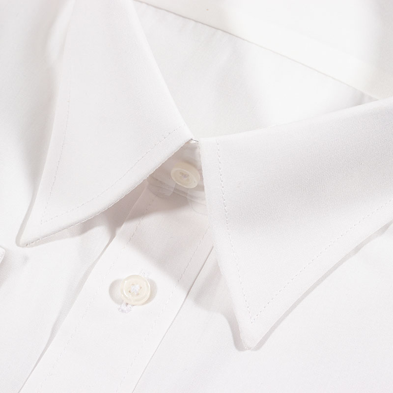 長袖 形態安定ビジネスシャツ LL 白 首周り44cm 裄丈