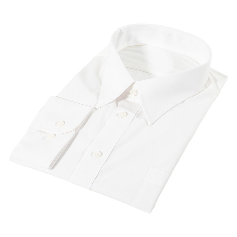 長袖 形態安定ビジネスシャツ 4L 白 首周り48cm 裄丈