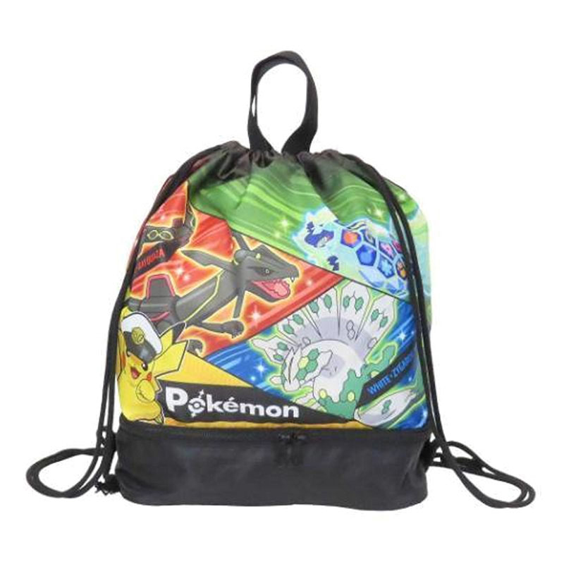 ポケットモンスター 2層ナップサック ブラック