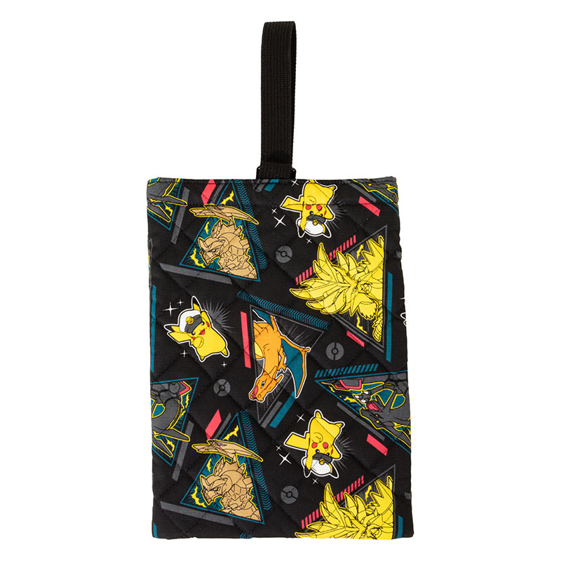 キルトシューズバッグ ポケモン ブラック QPKG-1780