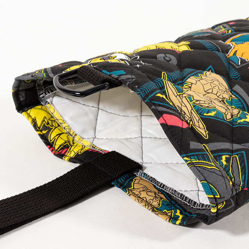 キルトシューズバッグ ポケモン ブラック QPKG-1780