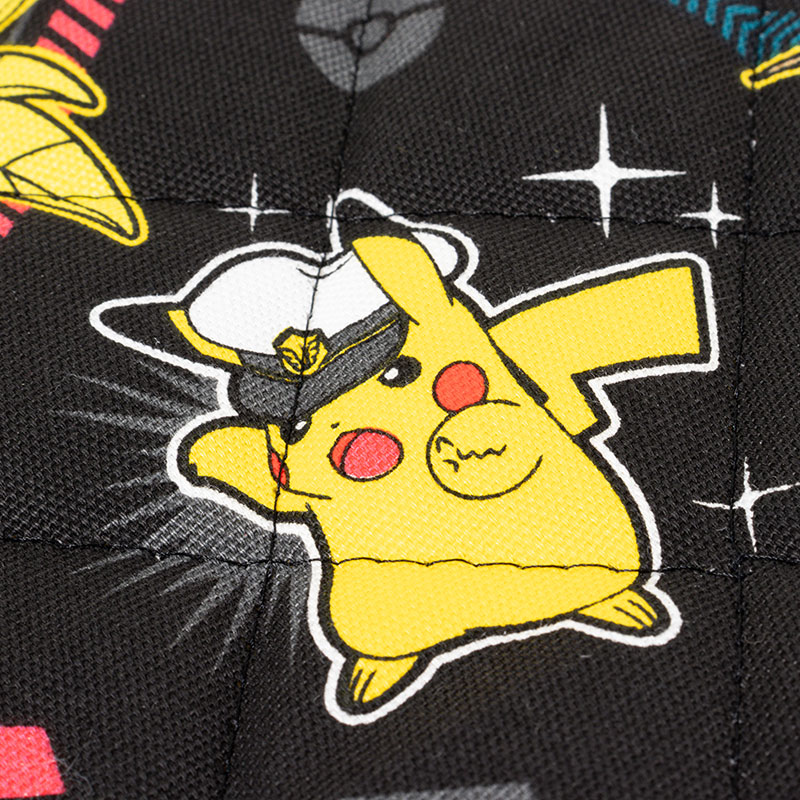 キルトシューズバッグ ポケモン ブラック QPKG-1780