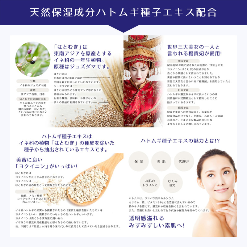 麗白 ハトムギ ボディミルク 無香料タイプ 400ml